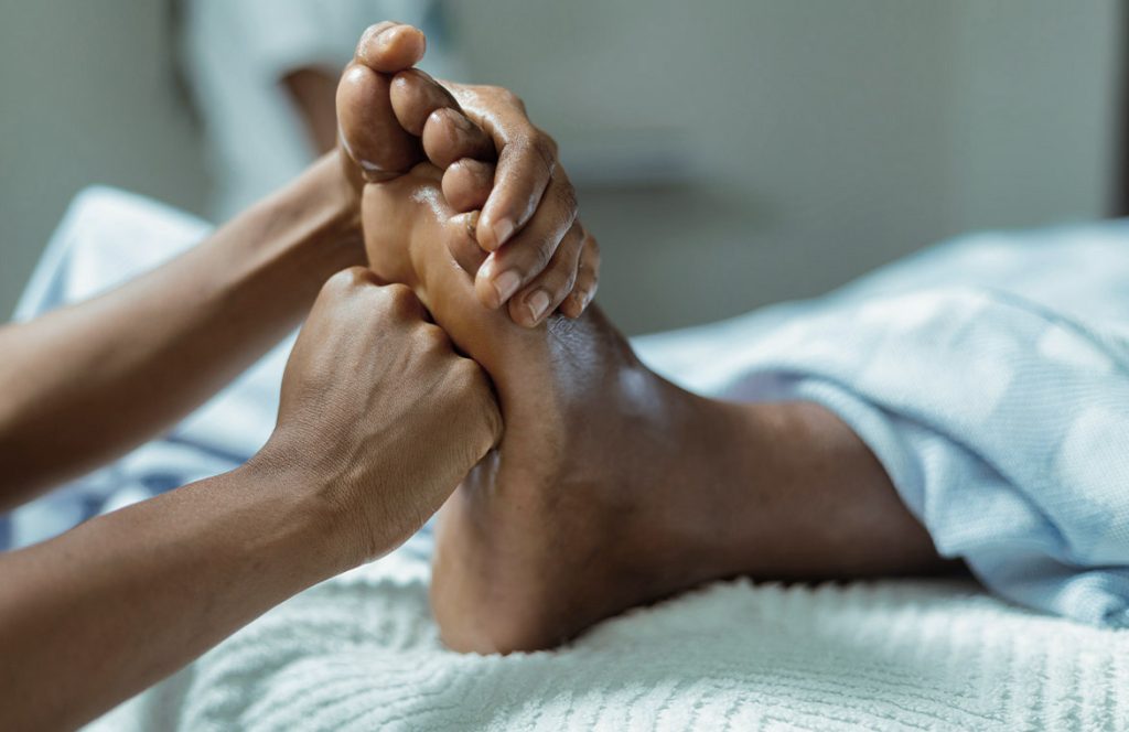 Fußreflexzonen Massage